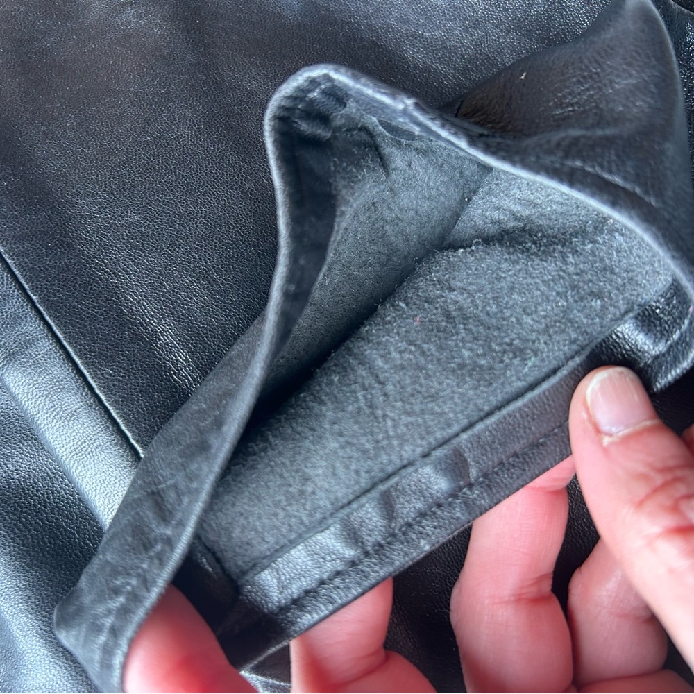 Vakko Black Leather Trousers - Picture 8 of 15